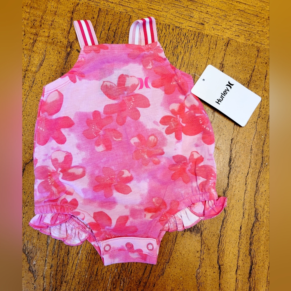 NWT Hurley infant One Piece tank bodysuit 3 month